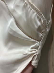 Elegant Satin Wrap Top