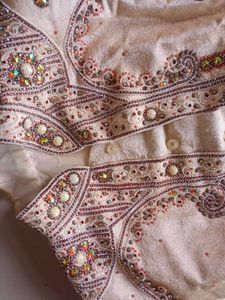 Men's Beige Sherwani Set