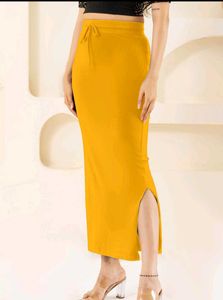 Vibrant Yellow Drawstring shapewear