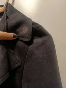 Elegant Grey Trench Coat