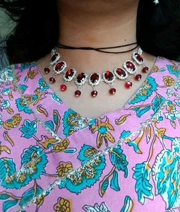 stylish red 🍒 Jewelry Set