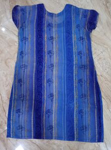 Blue Printed Kurti