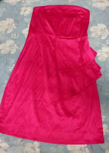 Stunning Strapless Pink Party Dress