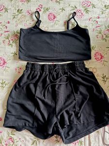 Black Lounge Co-ord Set