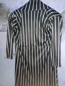 Striped Waterfall Cardigan