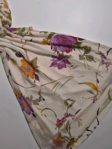 Y2K Floral Dress with Beaded details