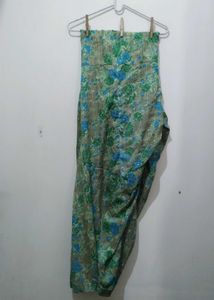 Green Floral print Kurta Pajama Dupatta Set