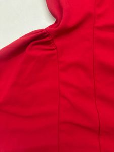 Chic Red A-Line Dress