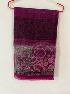 Beautiful Pink & Purple Saree