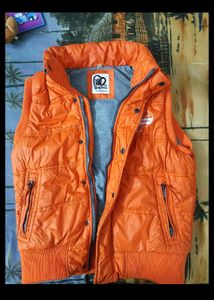 Being Human Orange Padded Jacket