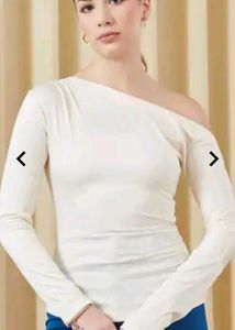 SHEIN Long Sleeve Ruched Top - New