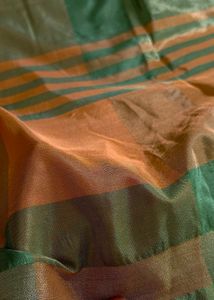 Elegant Checkered Silk Saree