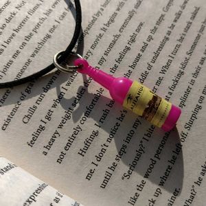 Soju Alcohol Bottle Pendant Without Chain Or Cord
