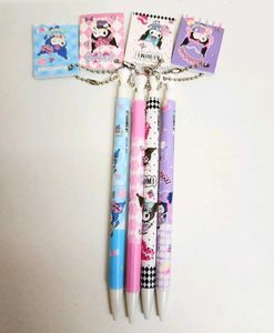 Set of 12 Kuromi 0.7mm Mechanical Pencils