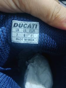 DUCATI DTCS02A Boots For Men. Like New.