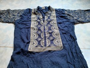 Dark Blue Kurta