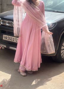 Pink Party Wear Suit – Elegant Look