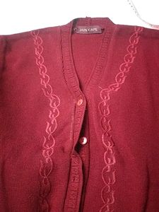 Red Colour Sweater