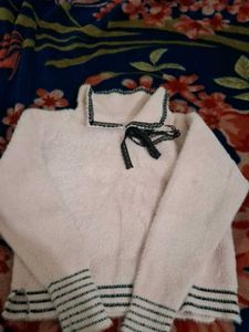 Cute Pink Fuzzy Sweater