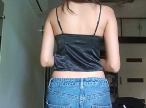 Black Lace Cami Top