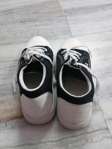 Classic Black and White Sneakers
