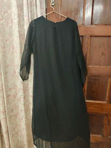 Black Embroidered Kurta