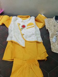 Boys Festive Kurta Set with Jacket