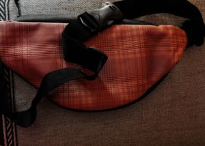 Stylish Pink Plaid Fanny Pack