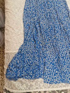 Blue Floral Maxi Dress