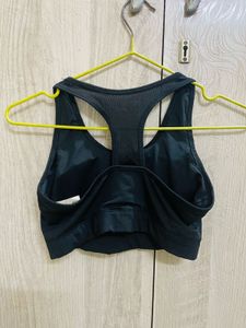 Black Padded Sports Bra