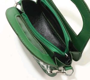 Green Chained Sling Bag