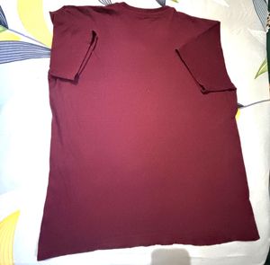 Classic maroon t- shirt