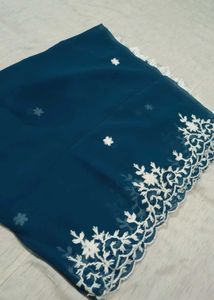 Patiala Suit Set with Floral Dupatta
