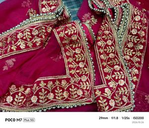 Stunning bridal magentaLehenga Choli