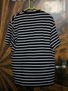 Zara Man Classic Striped Crewneck T-Shirt