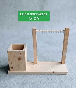 Wooden Desk Organizer with Calendar