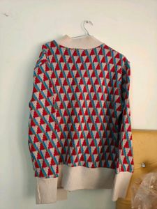 Patterned Zip-Up Jacket
