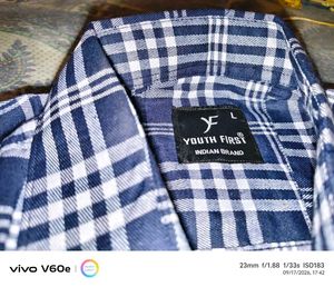Classic Plaid Men's Shirt🩵💙🤩