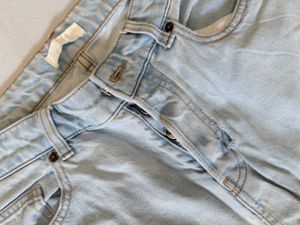 Light Wash Distressed Wide Leg Jeans