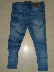 Men's Blue Washed Jeans + freebie