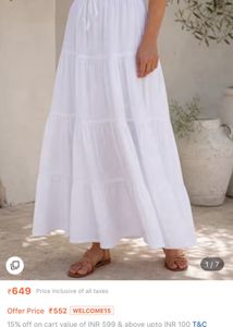 Boho Tiered Maxi Skirt