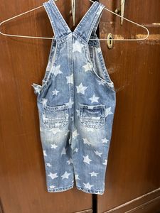 Denim Dungaree For 6-12 Month Old Baby