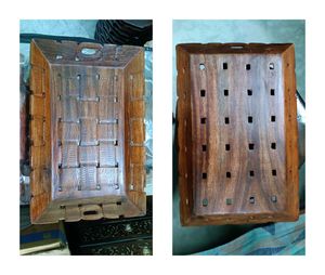 New Handcrafted Wooden Storage Tray