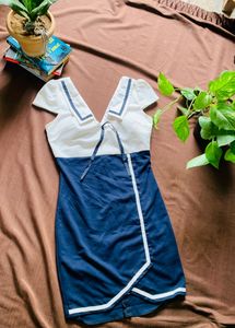 Made In Korea Boat Neck Dress for Size S