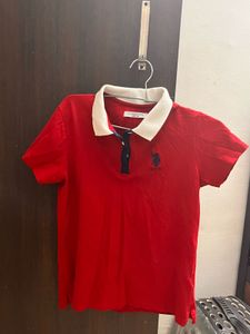 US POLO Red tshirt for womens