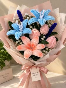 Handmade Pipe Cleaner Flower Bouquet