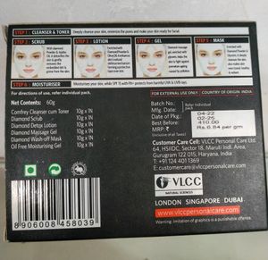 VlCC Diamond Facial Kit. The Parlour Like Glow At Home 👍