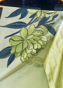 White &amp; Yellow Embroidered Kurta Set