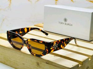 Tory Burch Leopard Print Sunglasses