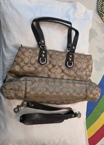 Coach Monogram Shoulder Bag